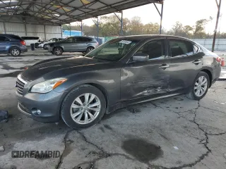 2011 Infiniti M37 with VIN JN1BY1AP7BM321616, listed as a Copart auction lot 84490004 with 168,029 mi miles and Salvage Title. Bid and sale history available at carsss.com. Image 1.