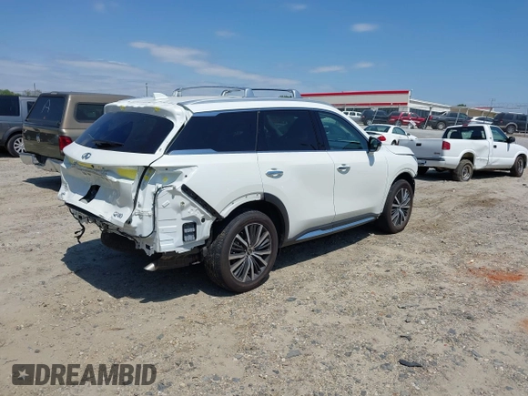 2023 Infiniti QX60 Sensory z VIN 5N1DL1GS4PC362410, wystawiony jako IAAI lot #41966872 z przebiegiem 27 142 mil mil oraz . Historia ofert i sprzedaży dostępna na DreamBid. Obrazek 4.