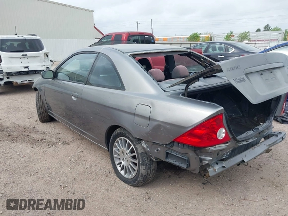 2005 Honda Civic Cpe EX with VIN 1HGEM22995L039162, listed as a IAAI auction lot 41927629 with 295,610 mi miles. Bid and sale history available at carsss.com. Image 3.