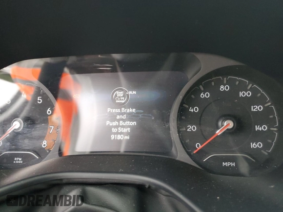 2025 Jeep Compass Sport with VIN 3C4NJDAN6ST505776, listed as a Copart auction lot 57025185 with 9,180 mi miles and Salvage title. Bid and sale history available at DreamBid. Image 9.