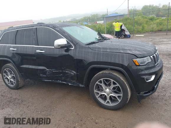 2019 Jeep Grand Cherokee Limited z VIN 1C4RJFBG7KC609265, wystawiony jako IAAI lot #42354587 z przebiegiem 105 986 mil mil oraz . Historia ofert i sprzedaży dostępna na DreamBid. Obrazek 1.