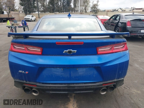2018 Chevrolet Camaro ZL1 with VIN 1G1FK1R6XJ0122327, listed as a IAAI auction lot 41539334 with 26,178 mi miles and . Bid and sale history available at DreamBid. Image 16.
