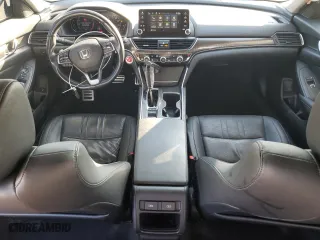 2022 Honda Accord Sedan Sport SE with VIN 1HGCV1F45NA027065, listed as a Copart auction lot 46158655 with 62,980 mi miles and Salvage Title. Bid and sale history available at carsss.com. Image 8.