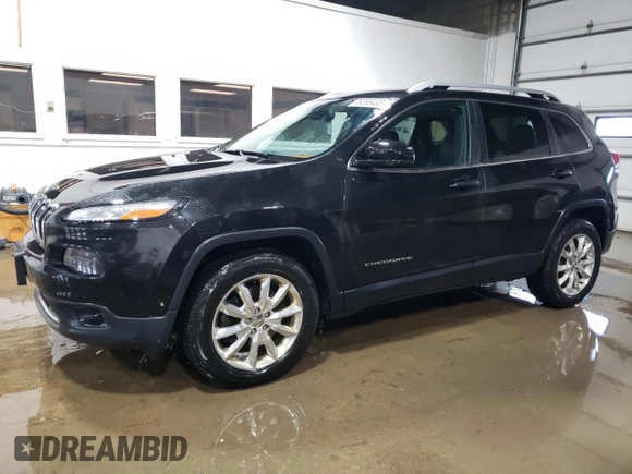 2015 Jeep Cherokee Limited with VIN 1C4PJMDSXFW634355, listed as a Copart auction lot 49205435 with 240,279 mi miles and Non Repairable. Bid and sale history available at DreamBid. Image 1.