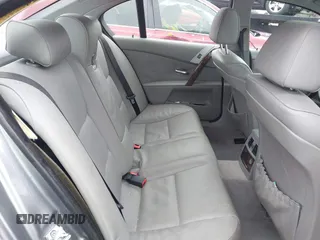 2005 BMW 5 Series 530i with VIN WBANA73585CR59264, listed as a IAAI auction lot 41567613 with Not Provided miles and . Bid and sale history available at carsss.com. Image 8.