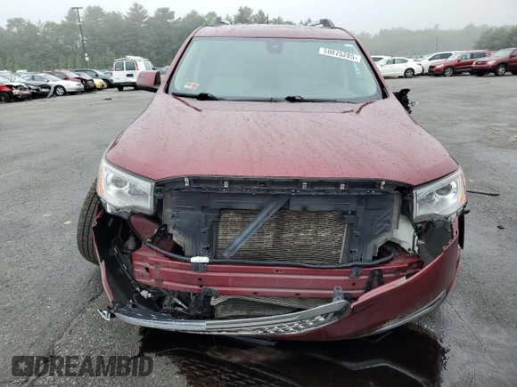 2017 GMC Acadia Denali with VIN 1GKKNXLS0HZ163680, listed as a Copart auction lot 59875285 with 126,095 mi miles and Non repairable. Bid and sale history available at DreamBid. Image 5.