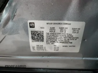 2024 Buick Encore GX Preferred with VIN KL4AMCSL9RB000706, listed as a Copart auction lot 58763745 with 18,609 mi miles and Salvage title. Bid and sale history available at DreamBid. Image 13.