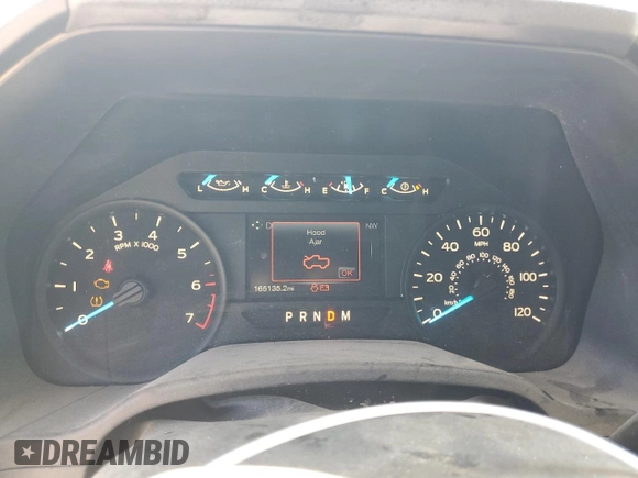 2017 Ford F-150 XL with VIN 1FTNF1CG1HKD05347, listed as a Copart auction lot 61321594 with 165,135 mi miles and Salvage title. Bid and sale history available at DreamBid. Image 9.