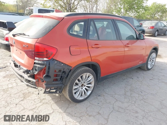 2014 BMW X1 sDrive28i with VIN WBAVM1C50EVW53376, listed as a IAAI auction lot 41838580 with 114,054 mi miles. Bid and sale history available at carsss.com. Image 4.