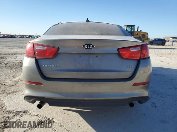 2015 Kia Optima LX with VIN 5XXGM4A70FG478755, listed as a Copart auction lot 49176165 with 158,206 mi miles and Salvage Title. Bid and sale history available at DreamBid. Image 6.