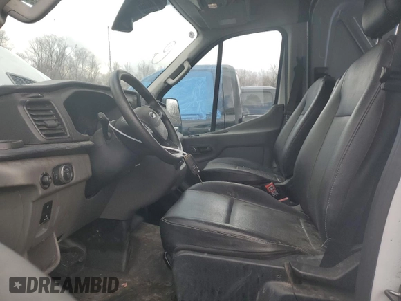 2023 Ford Transit Cargo with VIN 1FTBR1C88PKB19760, listed as a Copart auction lot 49689595 with 40,928 mi miles and Salvage Title. Bid and sale history available at DreamBid. Image 7.