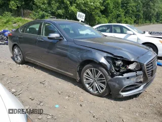 2019 Genesis G80 3.8L with VIN KMTFN4JE7KU310110, listed as a Copart auction lot 59879974 with 61,645 mi miles and Salvage Title. Bid and sale history available at carsss.com. Image 4.