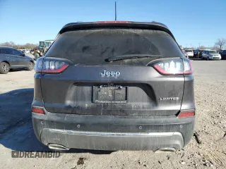 2021 Jeep Cherokee Limited with VIN 1C4PJLDX0MD144442, listed as a Copart auction lot 85568034 with 23,871 mi miles and Salvage title. Bid and sale history available at DreamBid. Image 6.