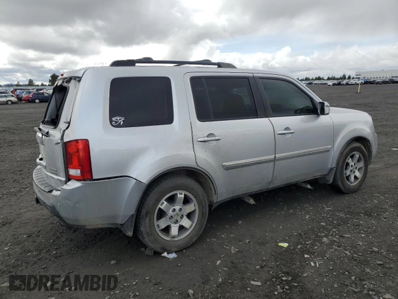2010 Honda Pilot Touring with VIN 5FNYF4H9XAB010078, listed as a Copart auction lot 51292685 with 341,684 mi miles and Salvage Title. Bid and sale history available at carsss.com. Image 3.
