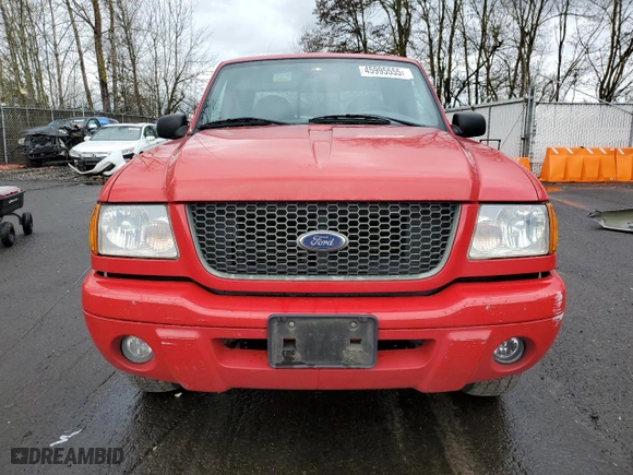 2002 Ford Ranger XL Fleet with VIN 1FTYR44U42PA01398, listed as a Copart auction lot 45995555 with 89,654 mi miles and Salvage Title. Bid and sale history available at carsss.com. Image 5.