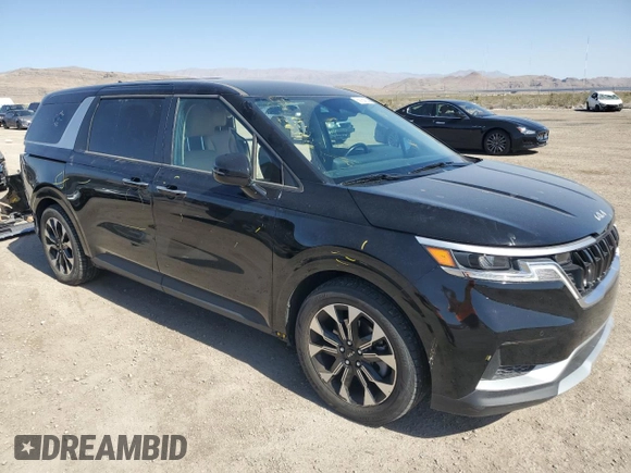 2022 Kia Carnival EX with VIN KNDNC5H36N6149302, listed as a Copart auction lot 59164504 with 32,108 mi miles and Salvage Title. Bid and sale history available at carsss.com. Image 4.