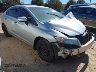 2014 Honda Civic LX with VIN 19XFB2F54EE023704, listed as a IAAI auction lot 41850454 with 196,703 mi miles and . Bid and sale history available at carsss.com. Image 1.