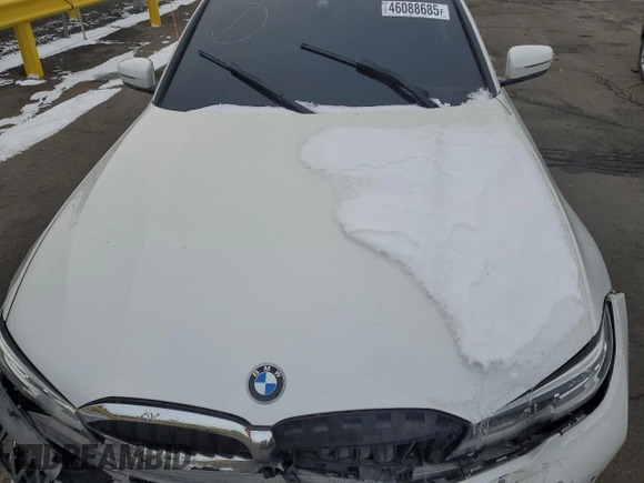 2019 BMW 3 Series 330i xDrive with VIN WBA5R7C59KAJ81119, listed as a Copart auction lot 46088685 with 54,045 mi miles and Salvage Title. Bid and sale history available at carsss.com. Image 13.