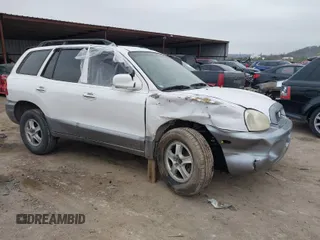 2003 Hyundai Santa Fe GLS with VIN KM8SC13E33U520344, listed as a IAAI auction lot 41528796 with 246,923 mi miles. Bid and sale history available at carsss.com. Image 1.