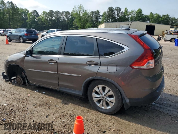 2012 Honda CR-V EX-L with VIN 5J6RM4H7XCL028504, listed as a Copart auction lot 57231965 with 182,985 mi miles and Salvage title. Bid and sale history available at DreamBid. Image 2.