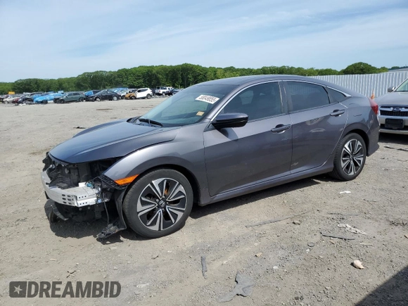 2018 Honda Civic EX-T z VIN 19XFC1F32JE200959, wystawiony jako Copart lot #58049855 z przebiegiem 95 123 mil mil oraz Szkoda całkowita • Salvage title. Historia ofert i sprzedaży dostępna na DreamBid. Obrazek 1.