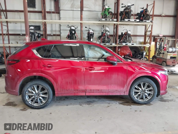 2024 Mazda CX-5 2.5 S Premium Package with VIN JM3KFBDL8R0470661, listed as a IAAI auction lot 41410715 with 14,100 mi miles. Bid and sale history available at carsss.com. Image 13.