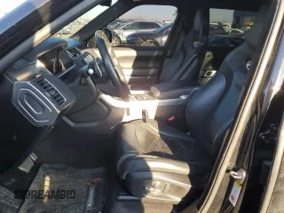 2018 Land Rover Range Rover Sport SVR with VIN SALWZ2SE6JA198429, listed as a Copart auction lot 43245285 with 93,680 mi miles and Clean Title. Bid and sale history available at carsss.com. Image 7.