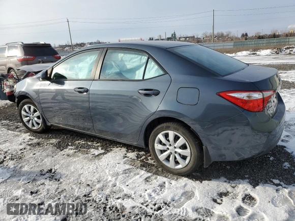 2016 Toyota Corolla L with VIN 2T1BURHE3GC611321, listed as a Copart auction lot 58831914 with Not Provided miles and Salvage Title. Bid and sale history available at DreamBid. Image 2.