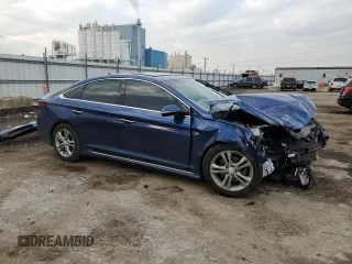 2018 Hyundai Sonata Limited with VIN 5NPE34AFXJH596665, listed as a Copart auction lot 81043474 with 74,084 mi miles and Salvage Title. Bid and sale history available at DreamBid. Image 4.
