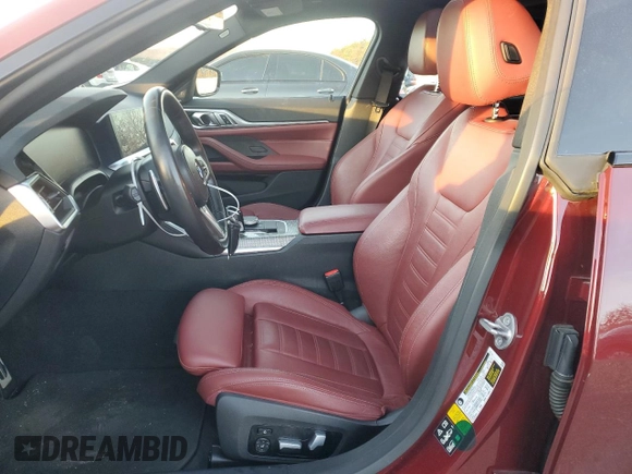 2022 BMW 4 Series M440i xDrive z VIN WBA13AW01NFM58124, wystawiony jako Copart lot #85731994 z przebiegiem 15 922 mil mil oraz Szkoda całkowita • Salvage title. Historia ofert i sprzedaży dostępna na DreamBid. Obrazek 7.