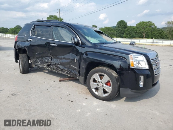2014 GMC Terrain SLE with VIN 2GKALREK5E6268491, listed as a Copart auction lot 59757705 with 63,195 mi miles and Salvage title. Bid and sale history available at DreamBid. Image 4.