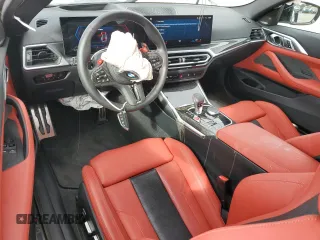 2024 BMW M4 Competition xDrive with VIN WBS43AZ00RCP40783, listed as a Copart auction lot 45813225 with 8,095 mi miles and Salvage Title. Bid and sale history available at carsss.com. Image 8.