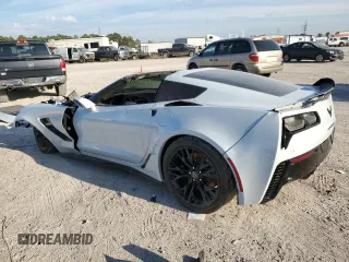 2019 Chevrolet Corvette Z06 3LZ with VIN 1G1YU2D68K5602581, listed as a Copart auction lot 41882004 with 12,949 mi miles. Bid and sale history available at carsss.com. Image 2.