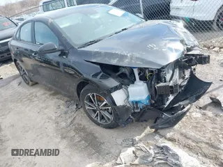 2023 Kia Forte LXS with VIN 3KPF24AD6PE511503, listed as a IAAI auction lot 41506900 with 26,643 mi miles. Bid and sale history available at carsss.com. Image 1.