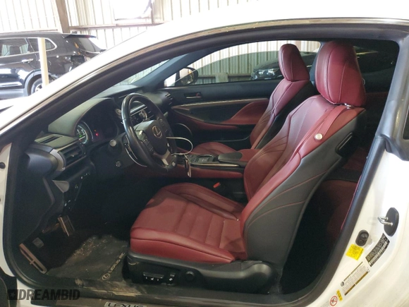 2017 Lexus RC with VIN JTHHE5BC4H5017521, listed as a Copart auction lot 87422494 with 104,872 mi miles and Salvage Title. Bid and sale history available at carsss.com. Image 7.