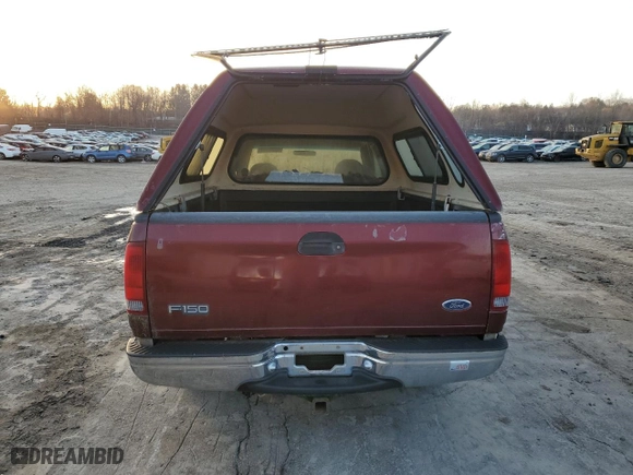 1997 Ford F-150 Standard with VIN 1FTDX17W2VNC15936, listed as a Copart auction lot 48991325 with 65,275 mi miles and Clean Title. Bid and sale history available at carsss.com. Image 6.
