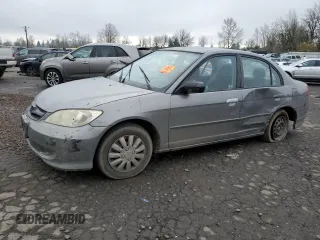 2004 Honda Civic LX with VIN 2HGES15584H528673, listed as a Copart auction lot 88170385 with 218,156 mi miles and Salvage Title. Bid and sale history available at carsss.com. Image 1.