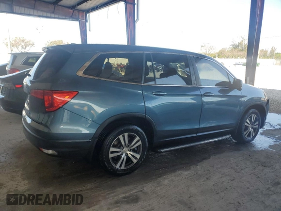 2016 Honda Pilot EX with VIN 5FNYF5H35GB029891, listed as a Copart auction lot 47382245 with 91,574 mi miles and Salvage Title. Bid and sale history available at carsss.com. Image 3.