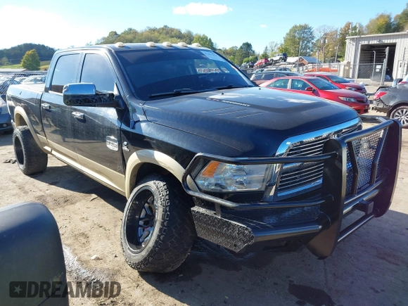 2012 Ram 2500 Laramie Longhorn with VIN 3C6UD5GLXCG236343, listed as a IAAI auction lot 40491864 with 131,677 mi miles. Bid and sale history available at carsss.com. Image 1.