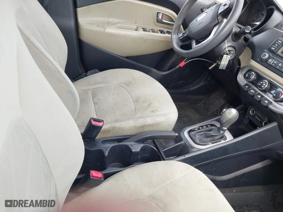 2012 Kia Rio LX with VIN KNADM4A31C6074791, listed as a IAAI auction lot 41707345 with 148,220 mi miles. Bid and sale history available at carsss.com. Image 5.