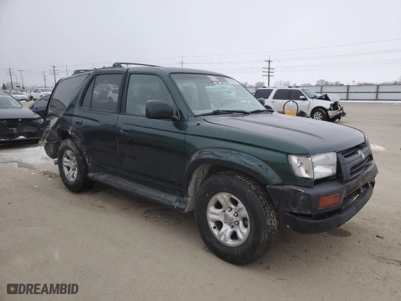 2001 Toyota 4Runner SR5 with VIN JT3GN86RX10205626, listed as a Copart auction lot 45225505 with 354,340 mi miles and Salvage Title. Bid and sale history available at carsss.com. Image 4.