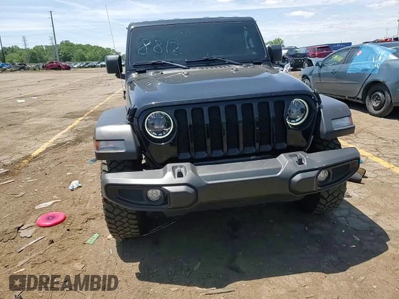 2023 Jeep Wrangler Willys with VIN 1C4HJXDN7PW548812, listed as a Copart auction lot 57729154 with 45,847 mi miles and Clean Title. Bid and sale history available at DreamBid. Image 11.