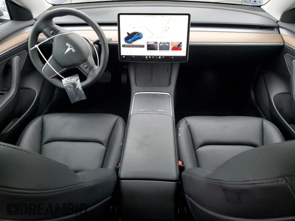 2022 Tesla Model 3 Long Range with VIN 5YJ3E1EB1NF341432, listed as a Copart auction lot 53467975 with 38,184 mi miles and Salvage Title. Bid and sale history available at DreamBid. Image 8.