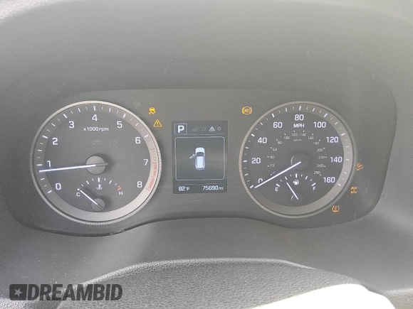 2018 Hyundai Tucson SE z VIN KM8J2CA49JU792947, wystawiony jako Copart lot #52633895 z przebiegiem 75 690 mil mil oraz Tytuł czysty. Historia ofert i sprzedaży dostępna na DreamBid. Obrazek 9.