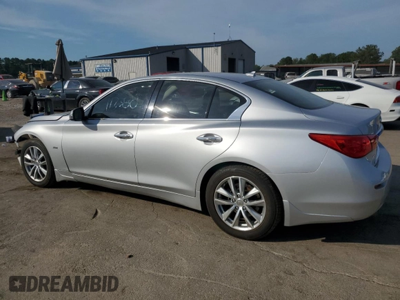 2017 Infiniti Q50 2.0t Sport with VIN JN1CV7AR8HM682394, listed as a Copart auction lot 72235254 with 117,380 mi miles and Salvage Title. Bid and sale history available at carsss.com. Image 2.