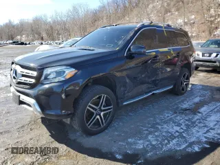 2019 Mercedes-Benz GLS with VIN 4JGDF6EE3KB225829, listed as a Copart auction lot 46093285 with 44,660 mi miles and Salvage Title. Bid and sale history available at carsss.com. Image 1.