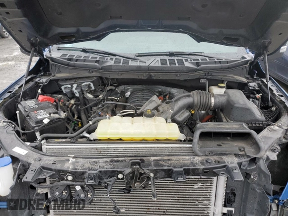 2022 Ford F-150 XL with VIN 1FTFW1E57NKD84700, listed as a Copart auction lot 84911824 with 30,300 mi miles and Salvage Title. Bid and sale history available at carsss.com. Image 11.