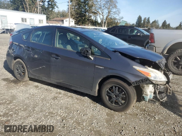 2013 Toyota Prius One with VIN JTDKN3DU6D5602015, listed as a Copart auction lot 51057985 with 190,962 mi miles and Salvage Title. Bid and sale history available at carsss.com. Image 4.