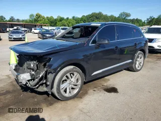 2021 Audi Q7 Premium Plus with VIN WA1LJAF74MD020930, listed as a Copart auction lot 57576505 with 43,557 mi miles and Salvage title. Bid and sale history available at DreamBid. Image 1.