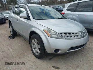 2006 Nissan Murano SL z VIN JN8AZ08W36W505317, wystawiony jako IAAI lot #42023024 z przebiegiem 146 427 mil mil oraz . Historia ofert i sprzedaży dostępna na DreamBid. Obrazek 1.